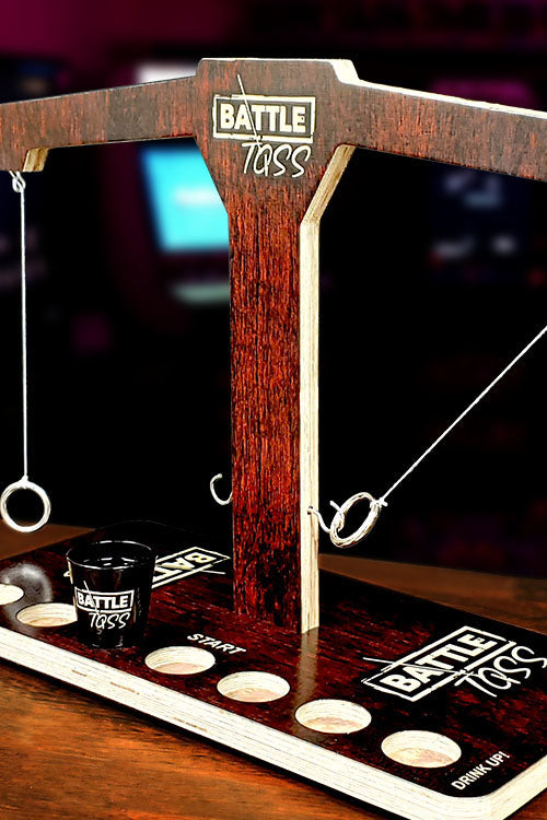 Battle toss - duel ring toss game and other bar games