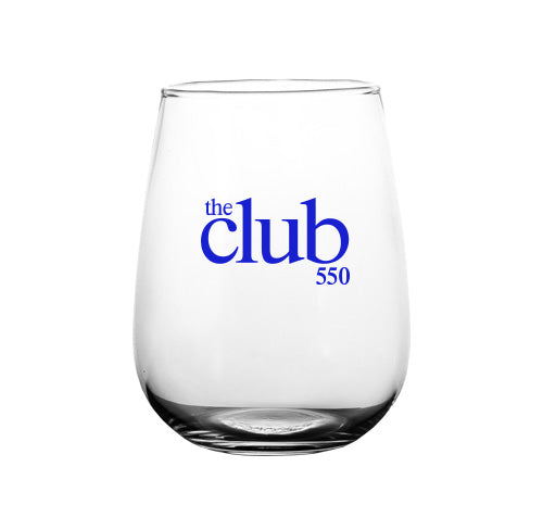 Custom Glassware - Stemless Wine Glass