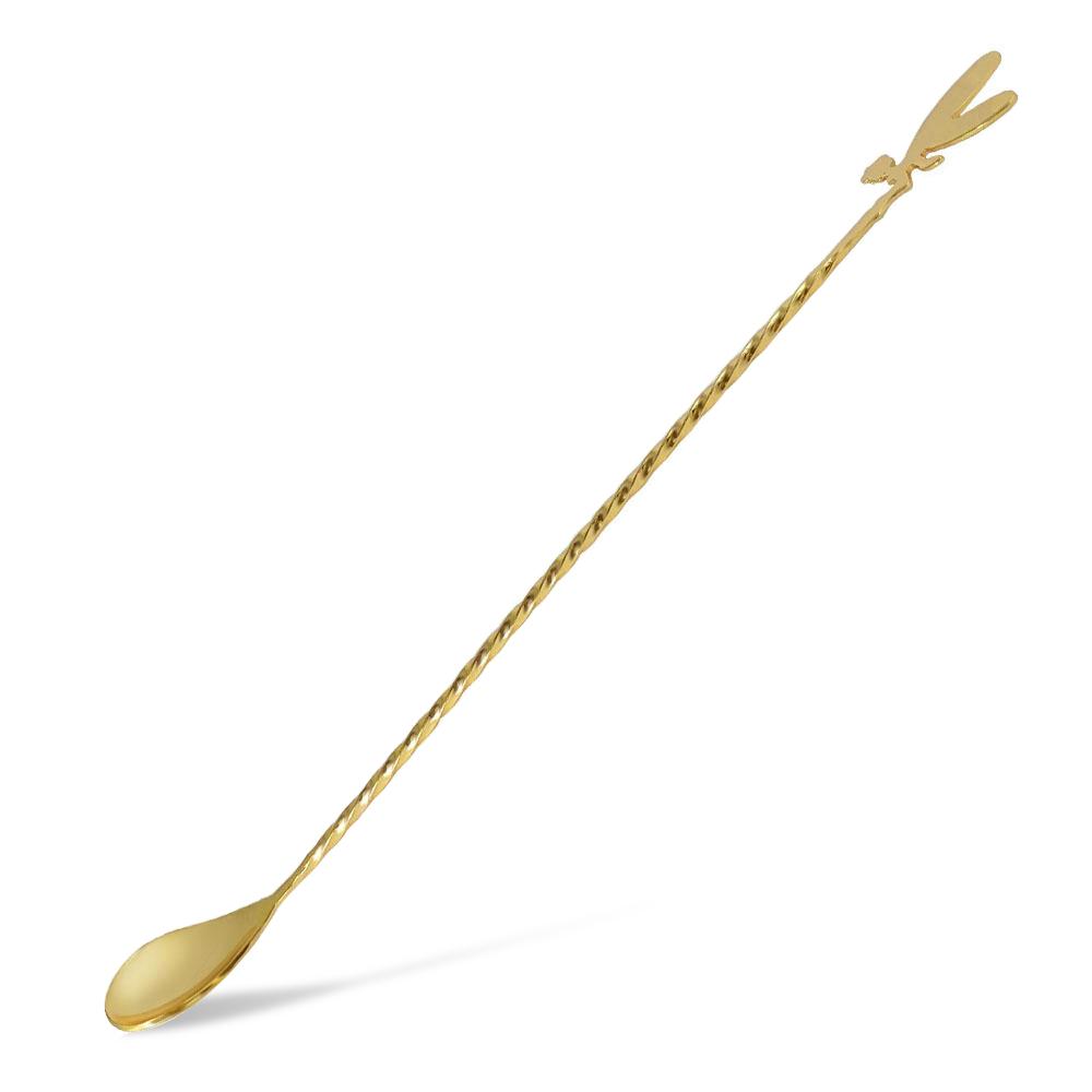 BarConic® Bar Spoon - Gold Plated Cocktail Fairy - 30cm