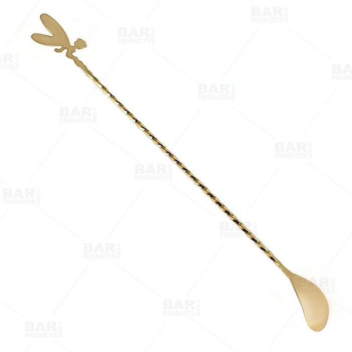 BarConic® Bar Spoon - Gold Plated Cocktail Fairy - 30cm