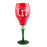 Let's Get Lit Christmas Themed Novelty Wine Glass - 20 ounce