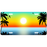 Custom License Plate - Beach Scene