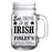 CUSTOMIZABLE - 16oz Mason Jar with Handle - Irish