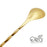 Olea™ Gold Plated Bar Spoon - Bent Tip - 30cm Length