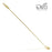 Olea™ Gold Plated Bar Spoon - Trident Fork Tip - 50cm Length