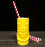 BarConic® "Eco-Friendly" Jumbo Paper Straws - 7 3/4" Red Stripe - 100 pack