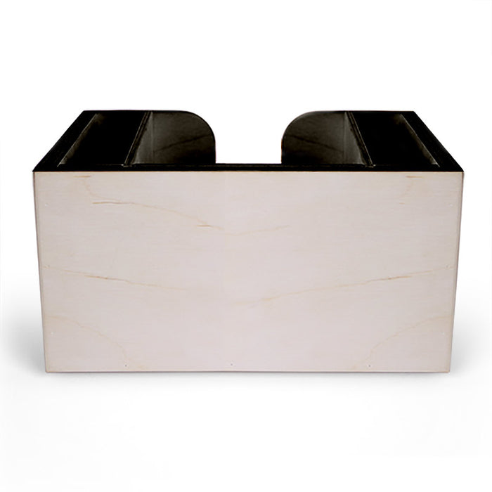 Customizable Wooden Bar Caddy w/ Black Interior