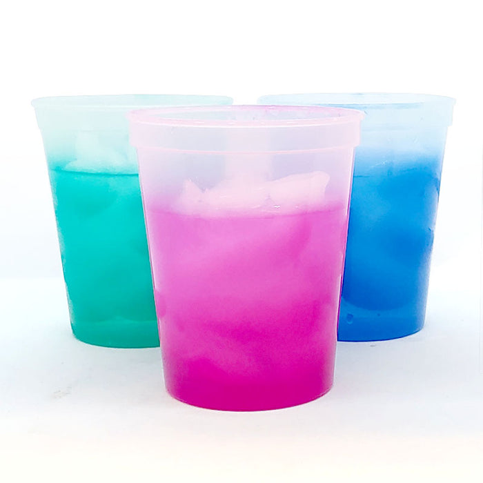 Color Changing Stadium Cups - 16 ounce - Color Options