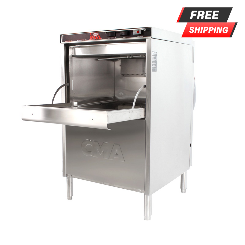 CMA HIGH TEMP UNDER COUNTER GLASSWASHER WITH HEAT RECOVERY SYSTEM