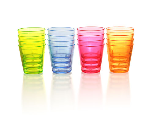 Barconic® 1.5oz Assorted Plastic Shot Glasse