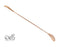 Olea™ Copper Plated Bar Spoon - Bent Tip - 30cm Length