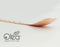 Olea™ Copper Plated Bar Spoon - Bent Tip - 30cm Length