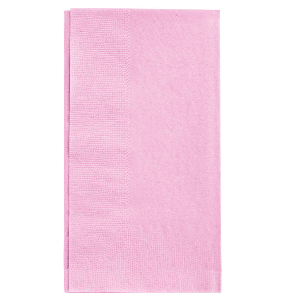 BarConic® 15” x 17” 2-PLY Colored Paper Dinner Napkins – PINK