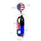 Kolorcoat™ Mini Opener, Reel and Lighter Leash Clug SET - U.S. Grunge Flag